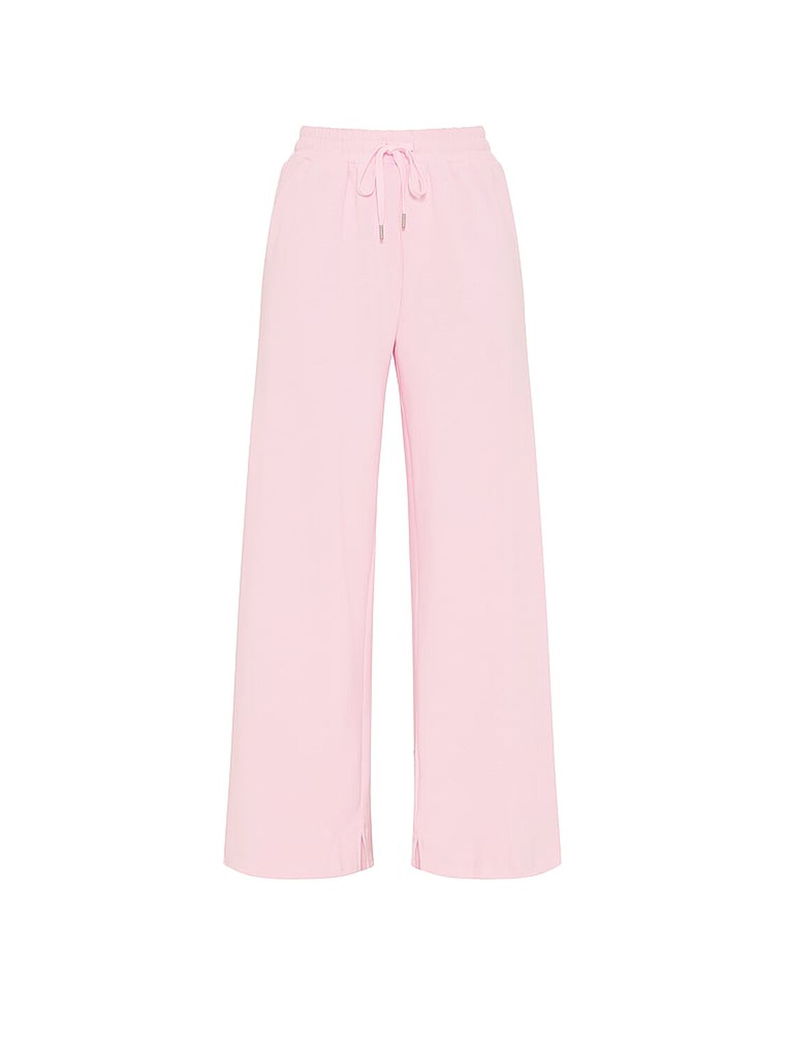 pink Pink Campus Fleece&trade; Wide-Leg Split-Hem Sweatpants Pink Tulip 3 of 3 