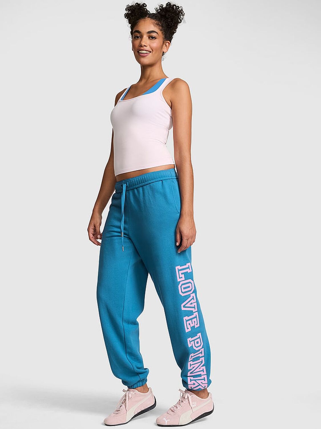 vs Pink Campus Fleece&trade;&nbsp;Sweatpants Varsity Blue 1 of 3 