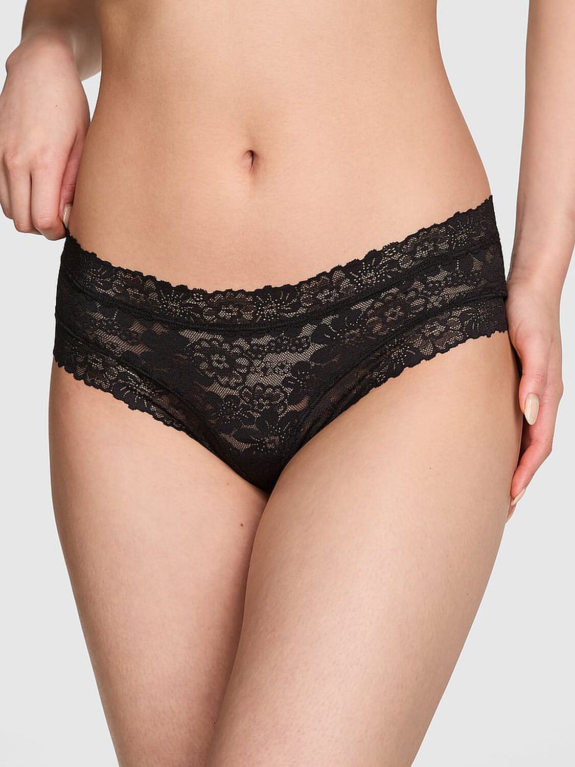 pink Pink Wink Cheeky Panty Pure Black 1 of 3 