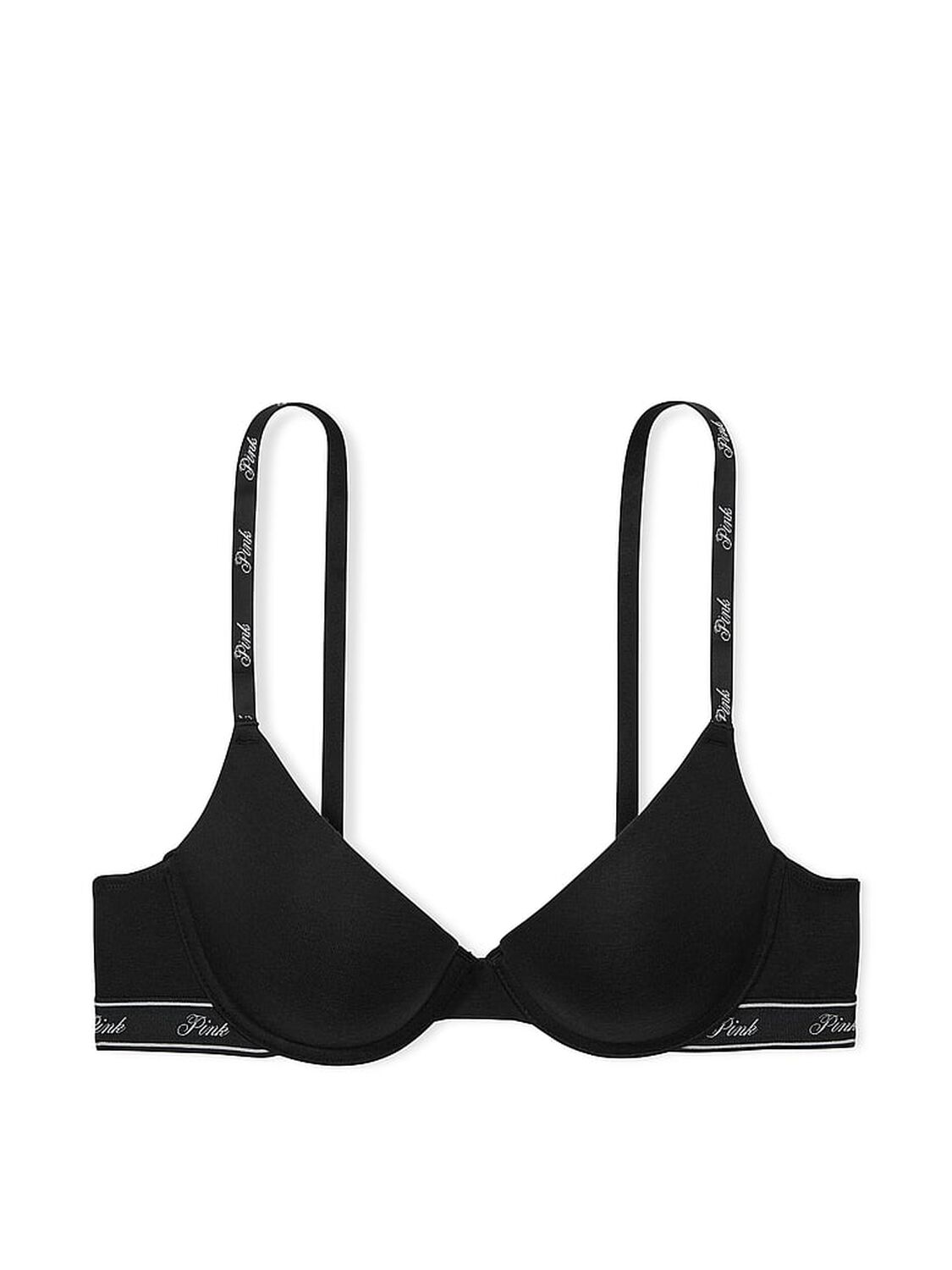 pink Pink Wear Everywhere Wear Everywhere Push-Up Bra Black 3 of 3 