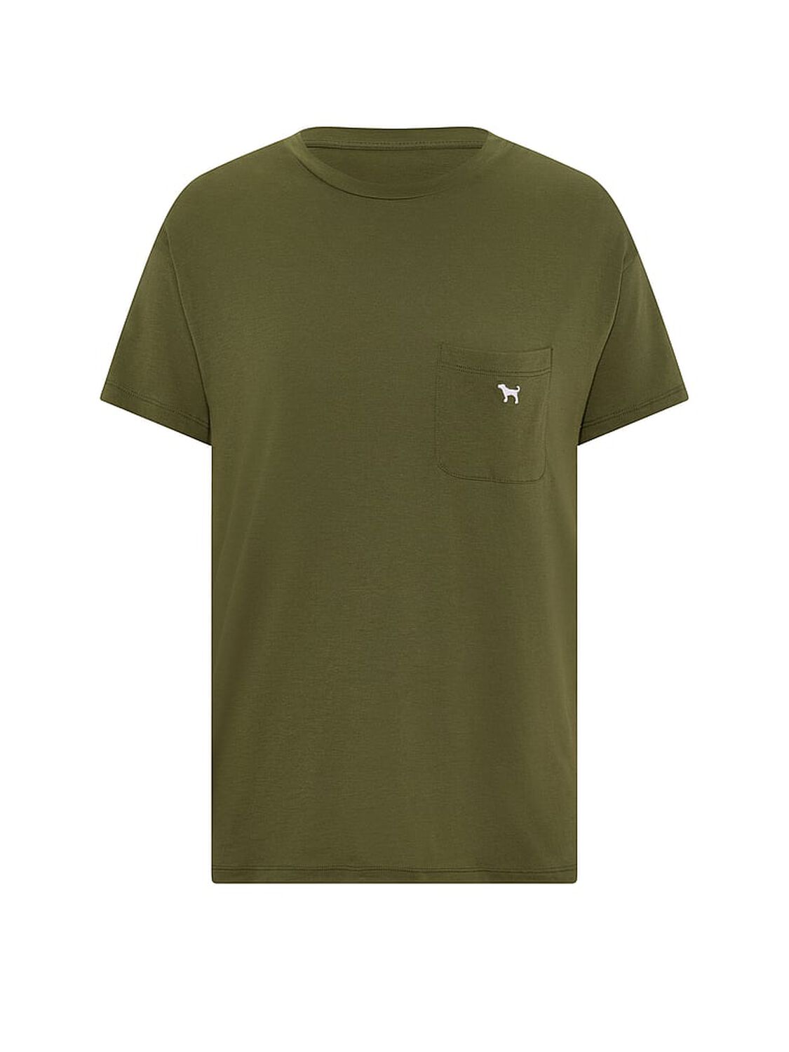 vs Pink Light As Air Jersey Pocket Tee Woodland Green 3 of 3 