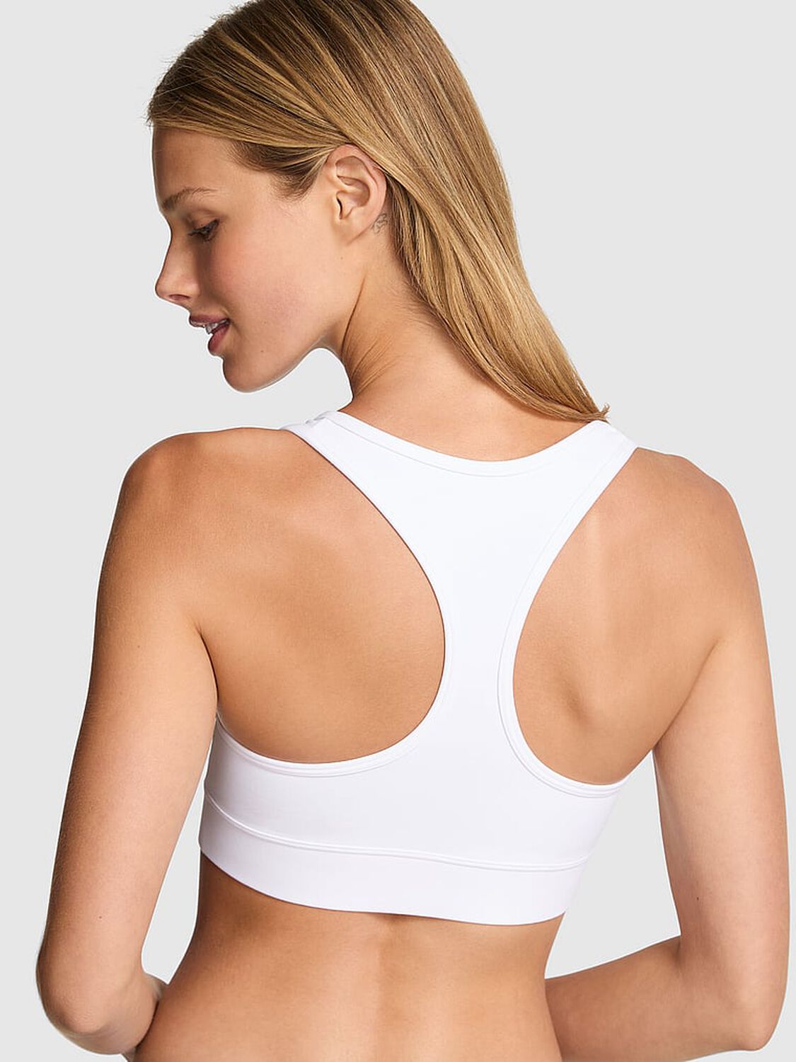 pink Pink Relay Racerback Sports Bra Vs White 2 of 2 