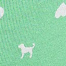 Logo Cotton High-Leg Thong Panty, Graphic Green Heart Dog, swatch