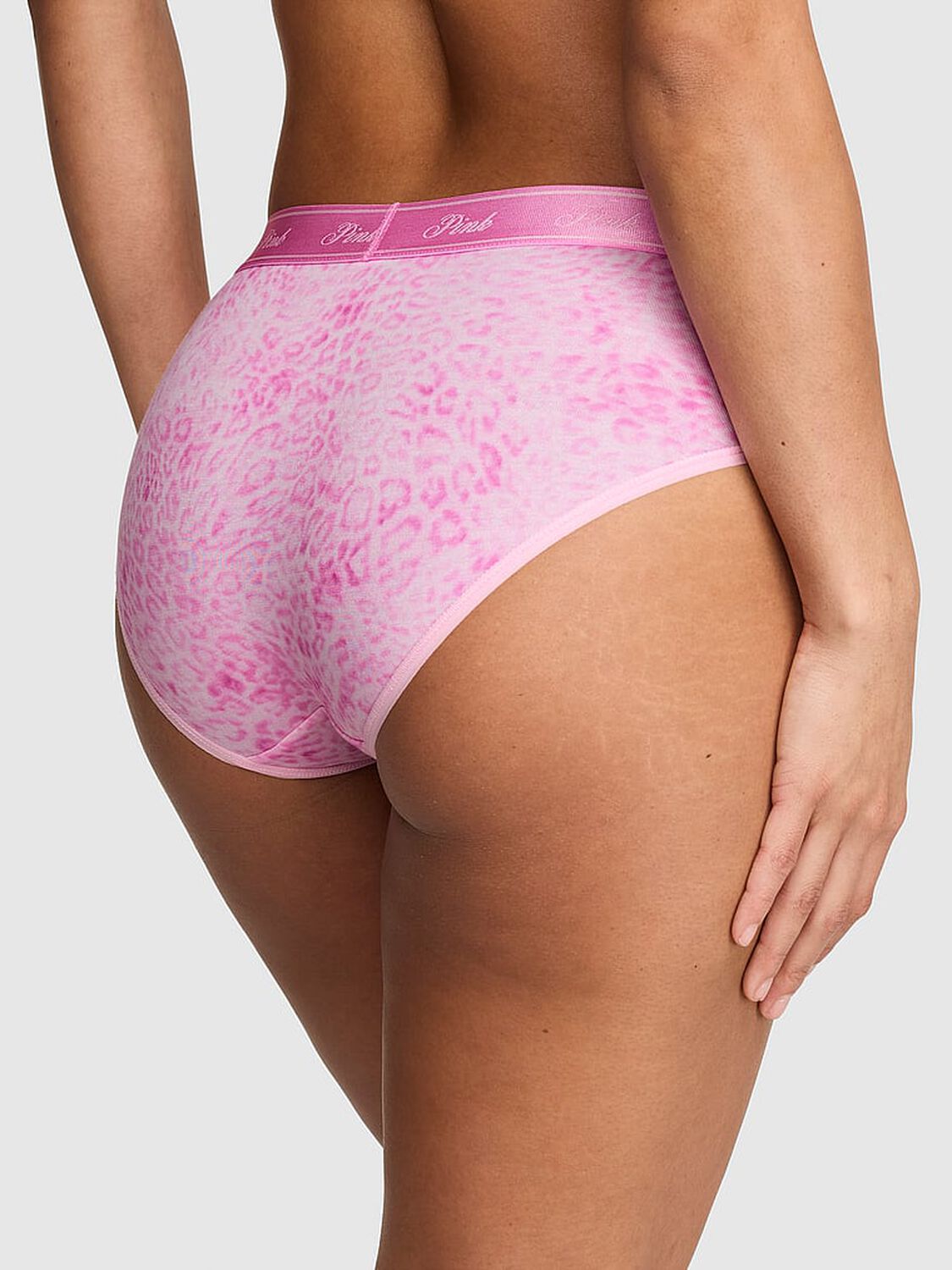 pink Pink Logo Cotton Hiphugger Panty Leo Haze Pink 2 of 2 