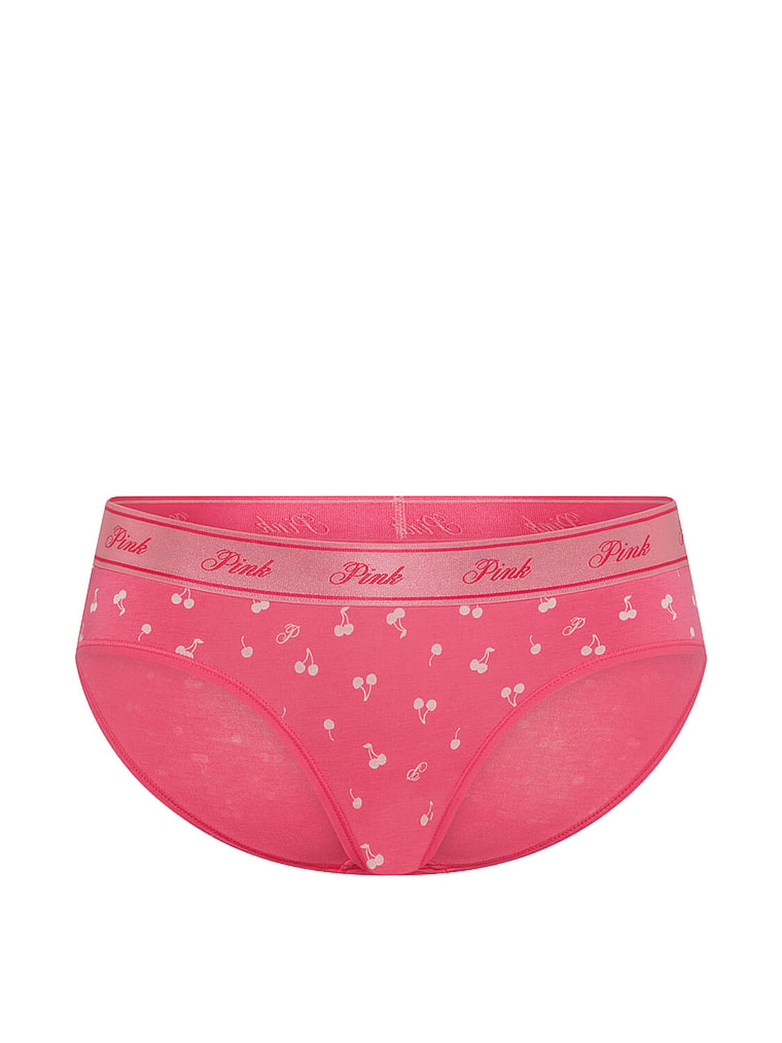 pink Pink Logo Cotton Hiphugger Panty Love Me Pink Cherry 3 of 3 