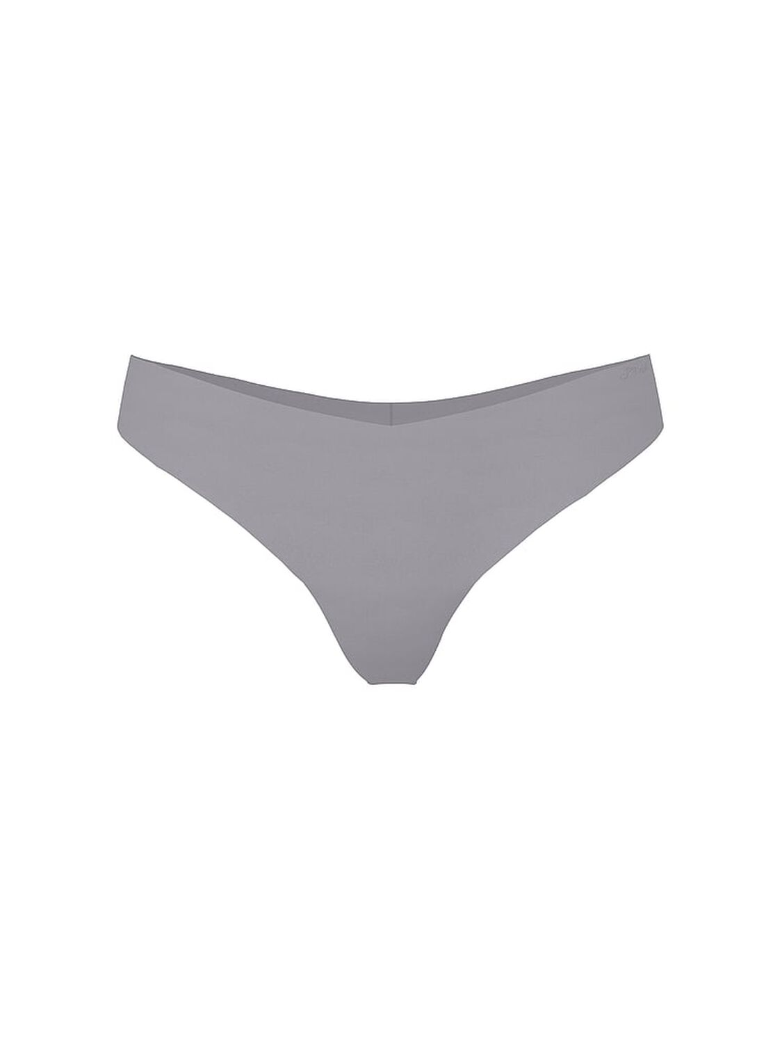 pink Pink No-Show Thong Panty Grey Oasis 3 of 3 