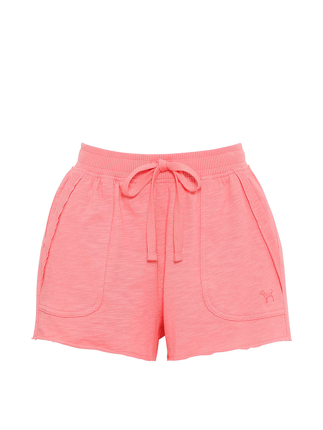 pink Pink Lightweight Lounge A-Line Shorts Frosted Coral 3 of 3 