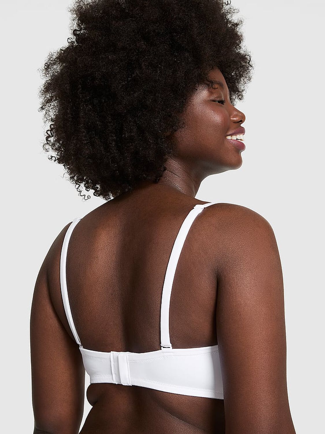 pink Pink Wear Everywhere Wear Everywhere Push-Up Strapless Bra White 2 of 3 