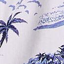 Cotton Boxy Pajama Shorts, Noir Navy Toile, swatch