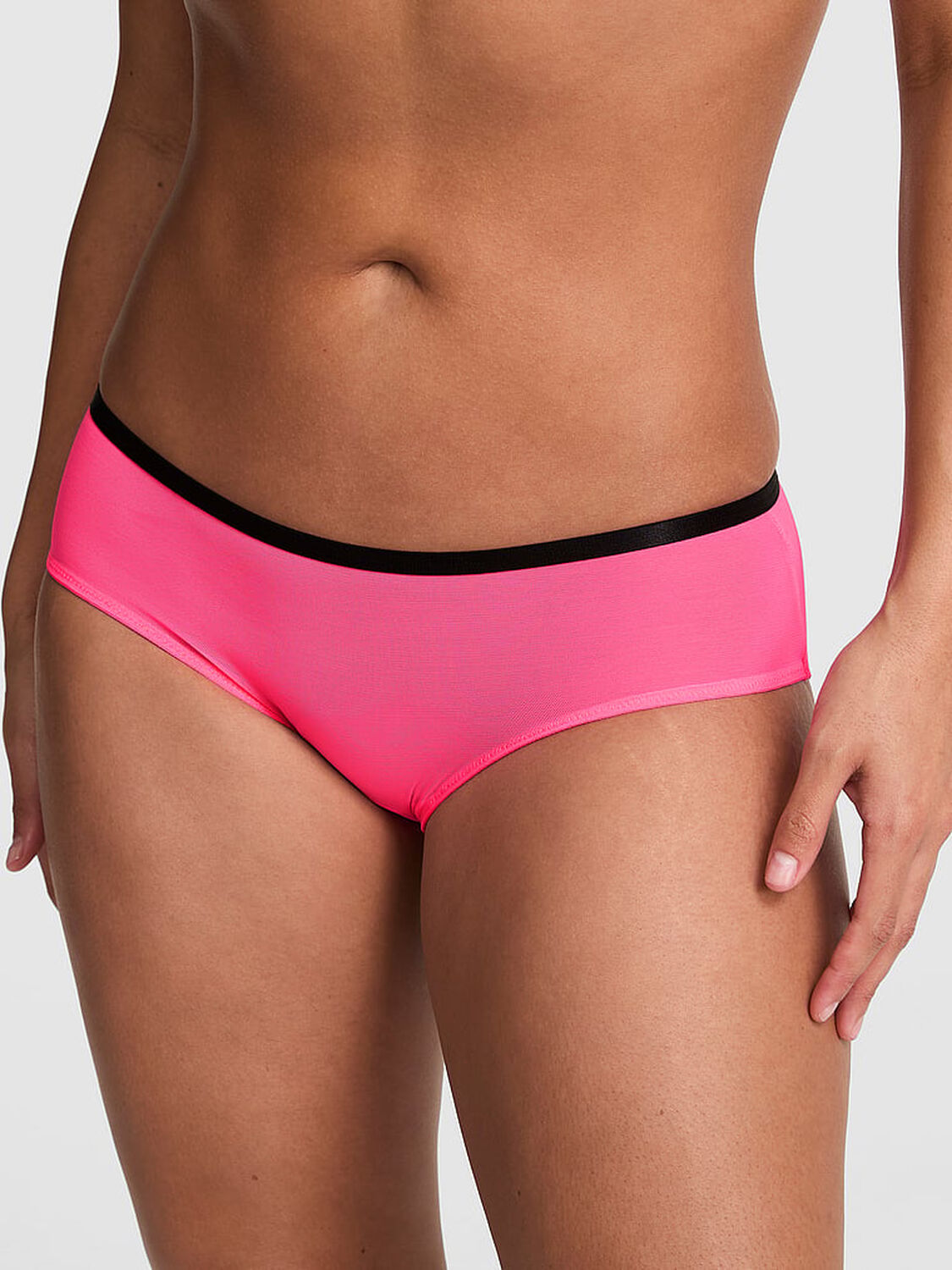 vs Pink Mesh Hiphugger Panty Fall For Me 1 of 2 