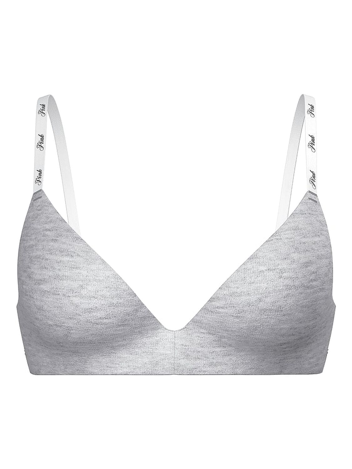 pink Pink Wear Everywhere&trade; Push-Up Wireless Bra Medium Heather Grey 3 of 3 