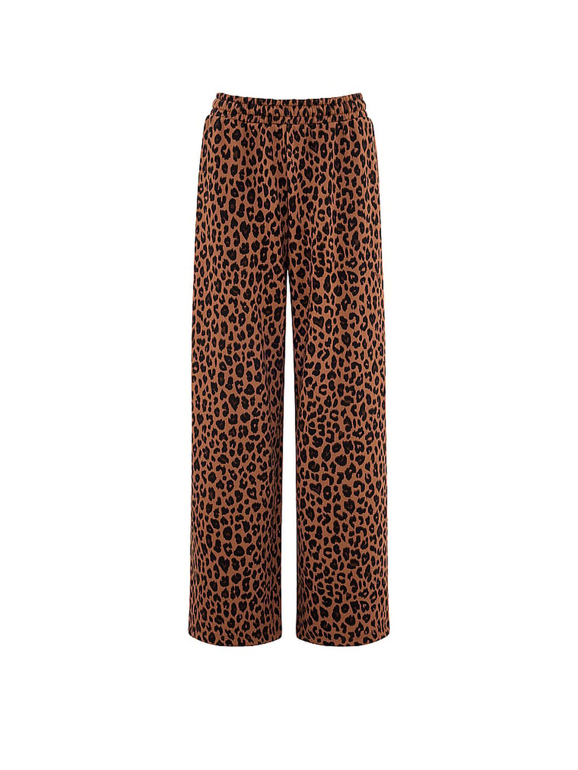 vs Pink Campus Fleece&trade; Adjustable-Cinch Sweatpants Leopard 3 of 3 