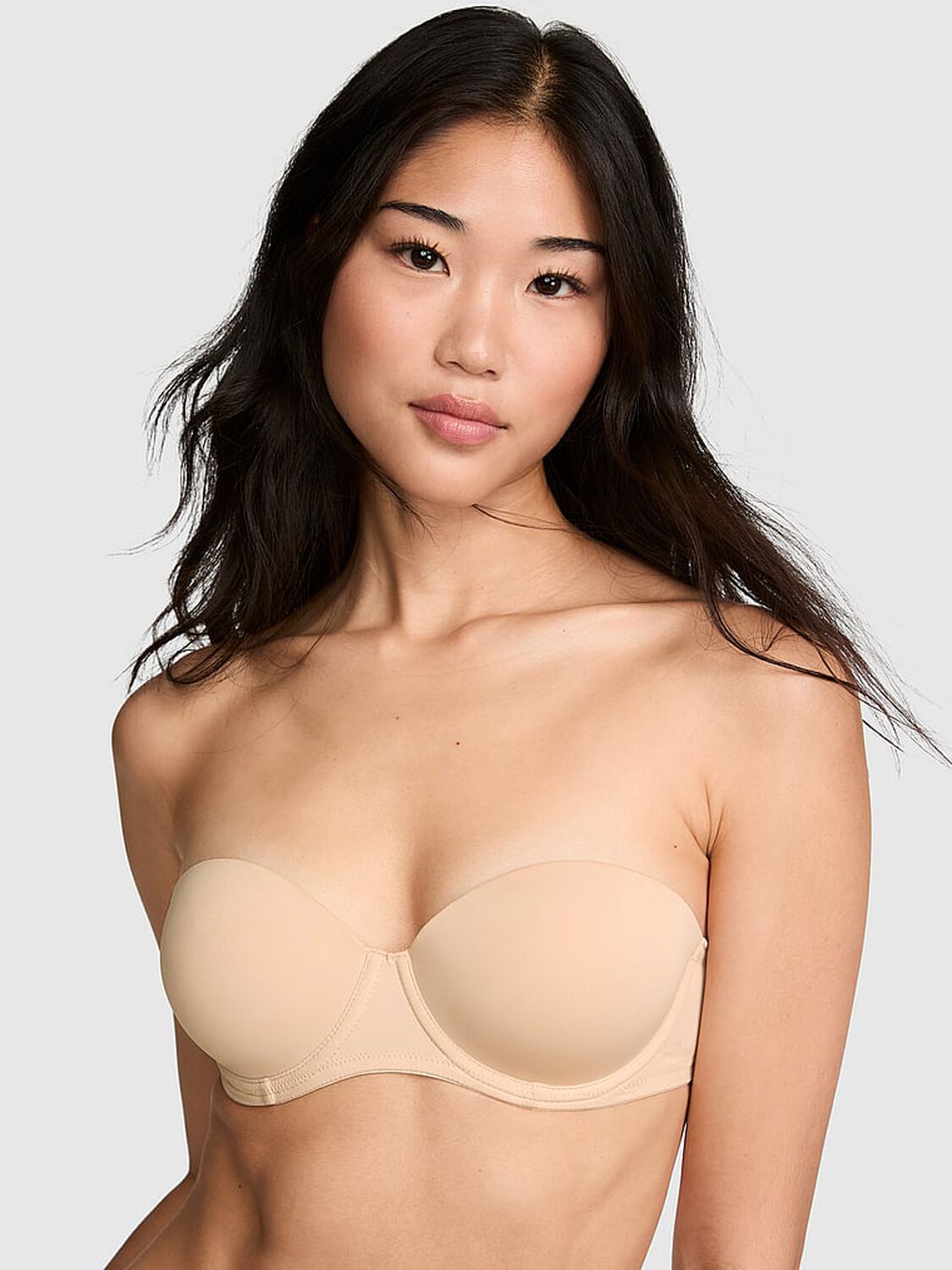 pink Pink Wear Everywhere Wear Everywhere&trade; Push-Up Strapless Bra Marzipan 1 of 2 