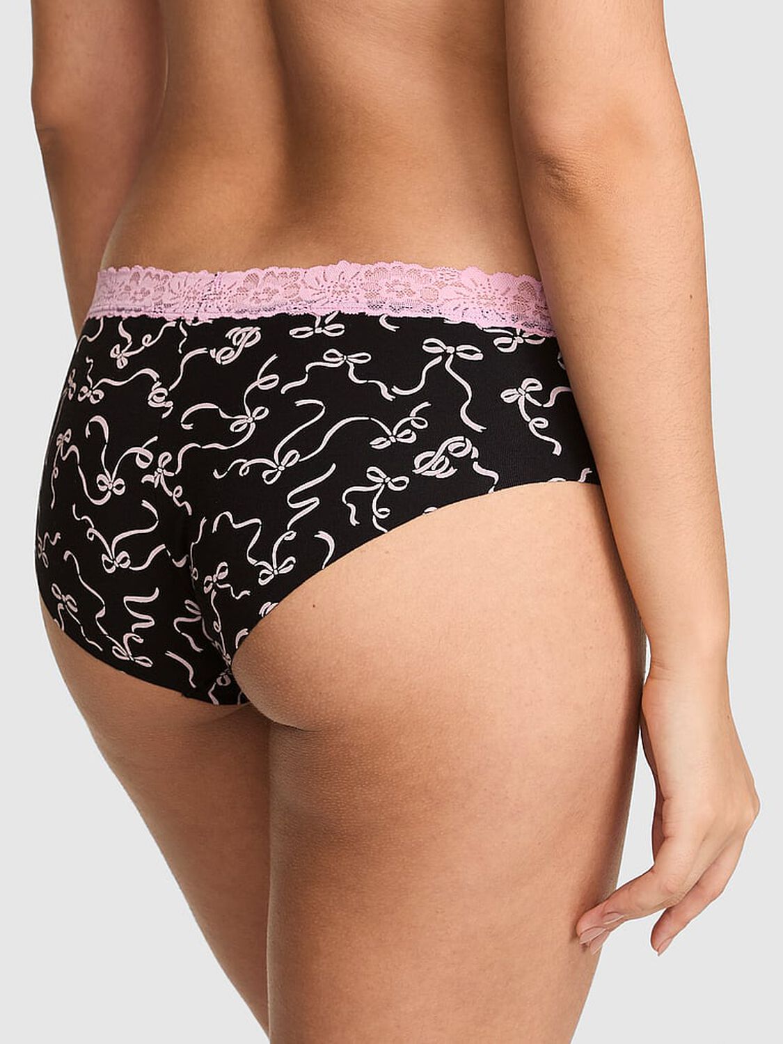 pink Pink No-Show Cotton Hiphugger Panty 2 of 3 