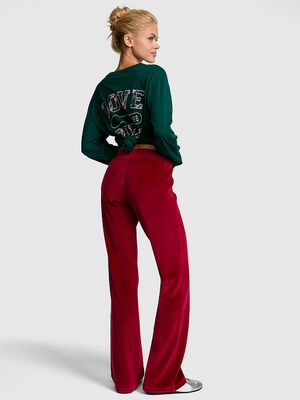 Vintage Velour Flare Pants