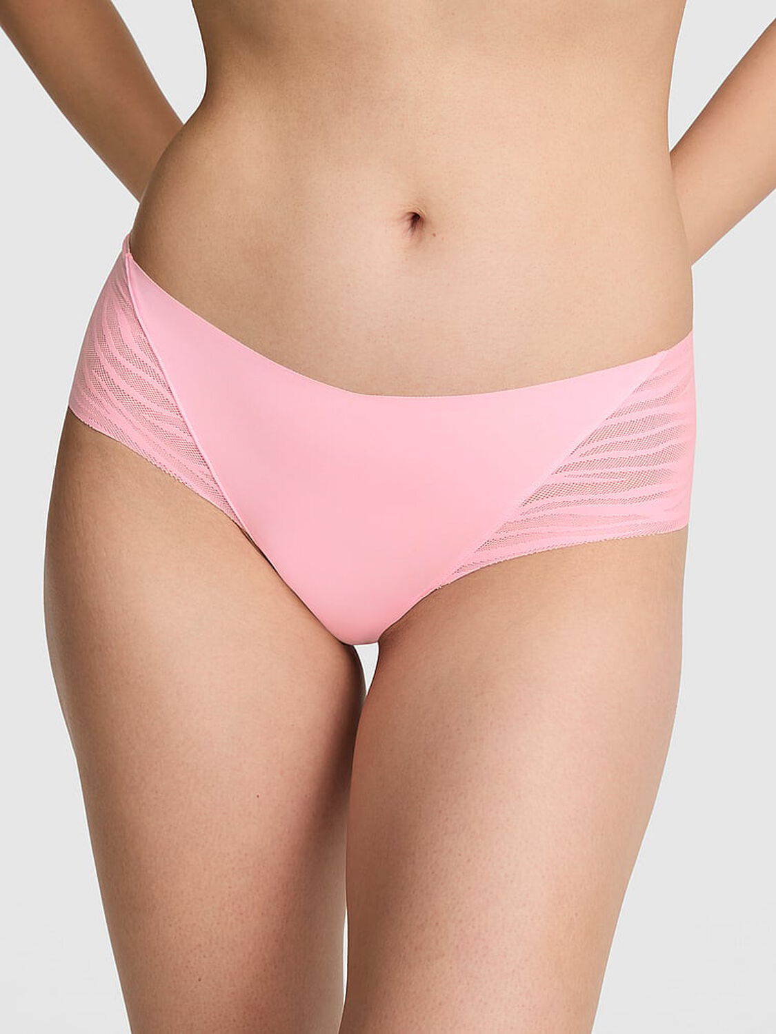 pink Pink No-Show Cheeky Panty Boardwalk Pink 1 of 2 