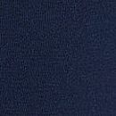 Logo Cotton High-Leg Thong Panty, Noir Navy, swatch