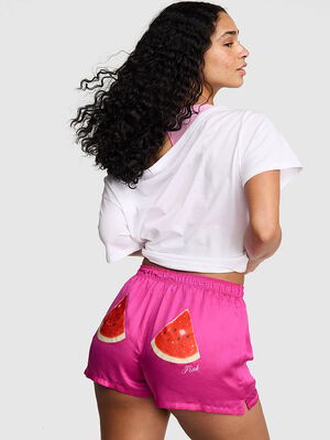 Silky Boxy Pajama Shorts