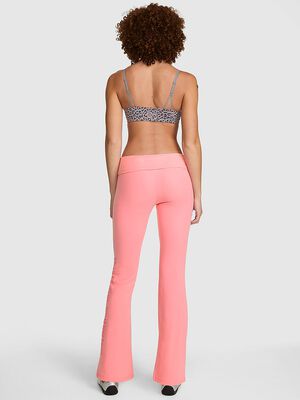 Soft Modal Foldover Kick-Flare Leggings
