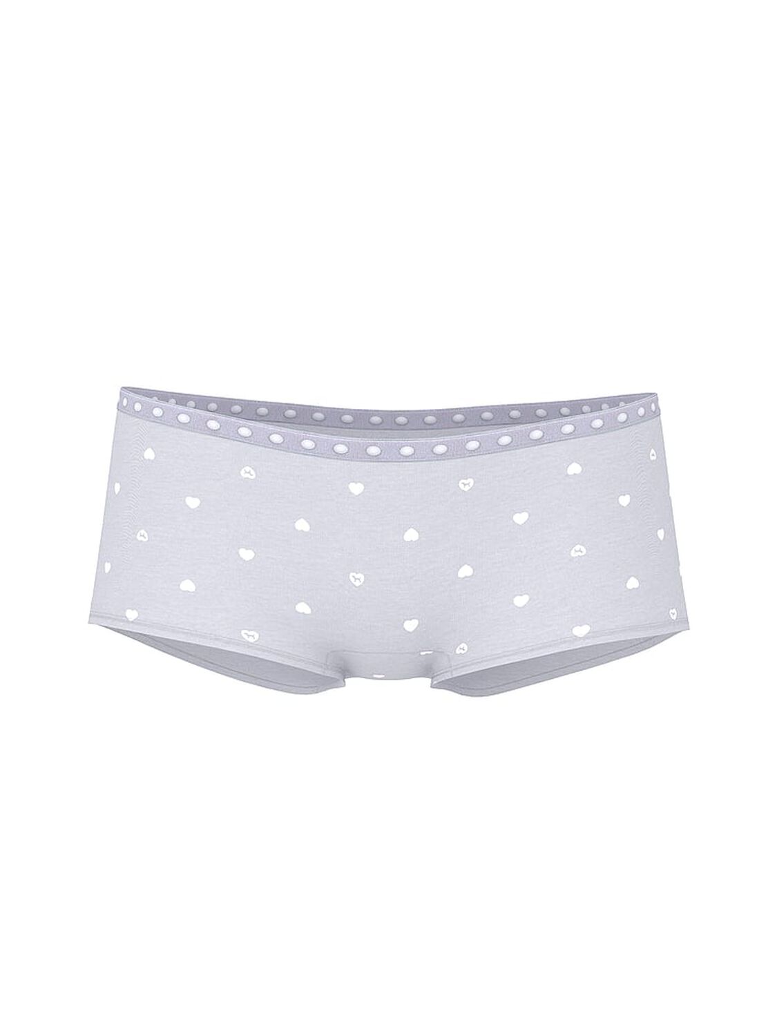 pink Pink Logo Boyshort Panty Medium Heather Grey Heart Dog Print 3 of 3 