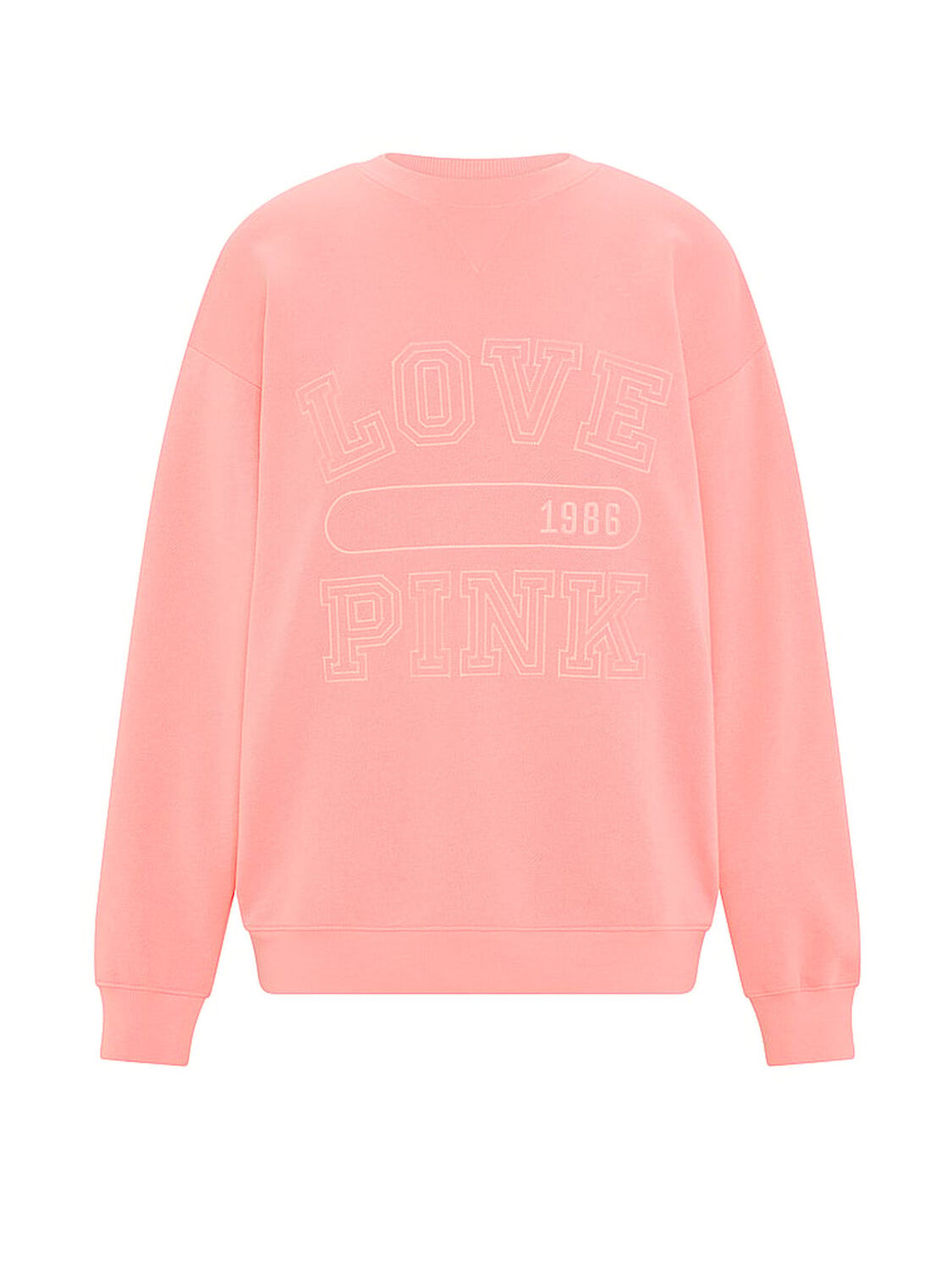 pink Pink Campus Fleece&trade; Crew Sweatshirt 3 of 3 