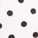 Marshmallow Lightly Lined Wireless Comfy Bra, White & Black Dot Print, swatch
