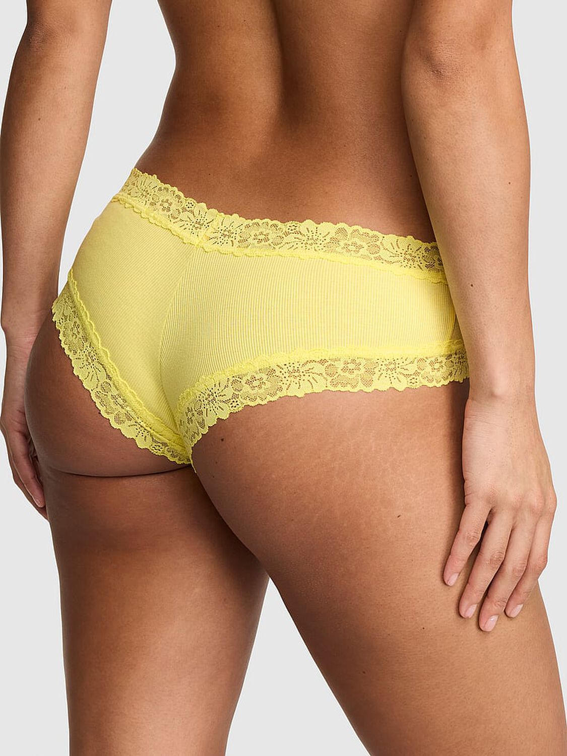 pink Pink PINK Wink&trade; Lace-Trim Cheeky Panty Pineapple Ice W/ So Hot Popsicle Graphic 2 of 2 