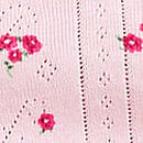 Pointelle Sweetheart Cami, Pink Ditsy Floral, swatch