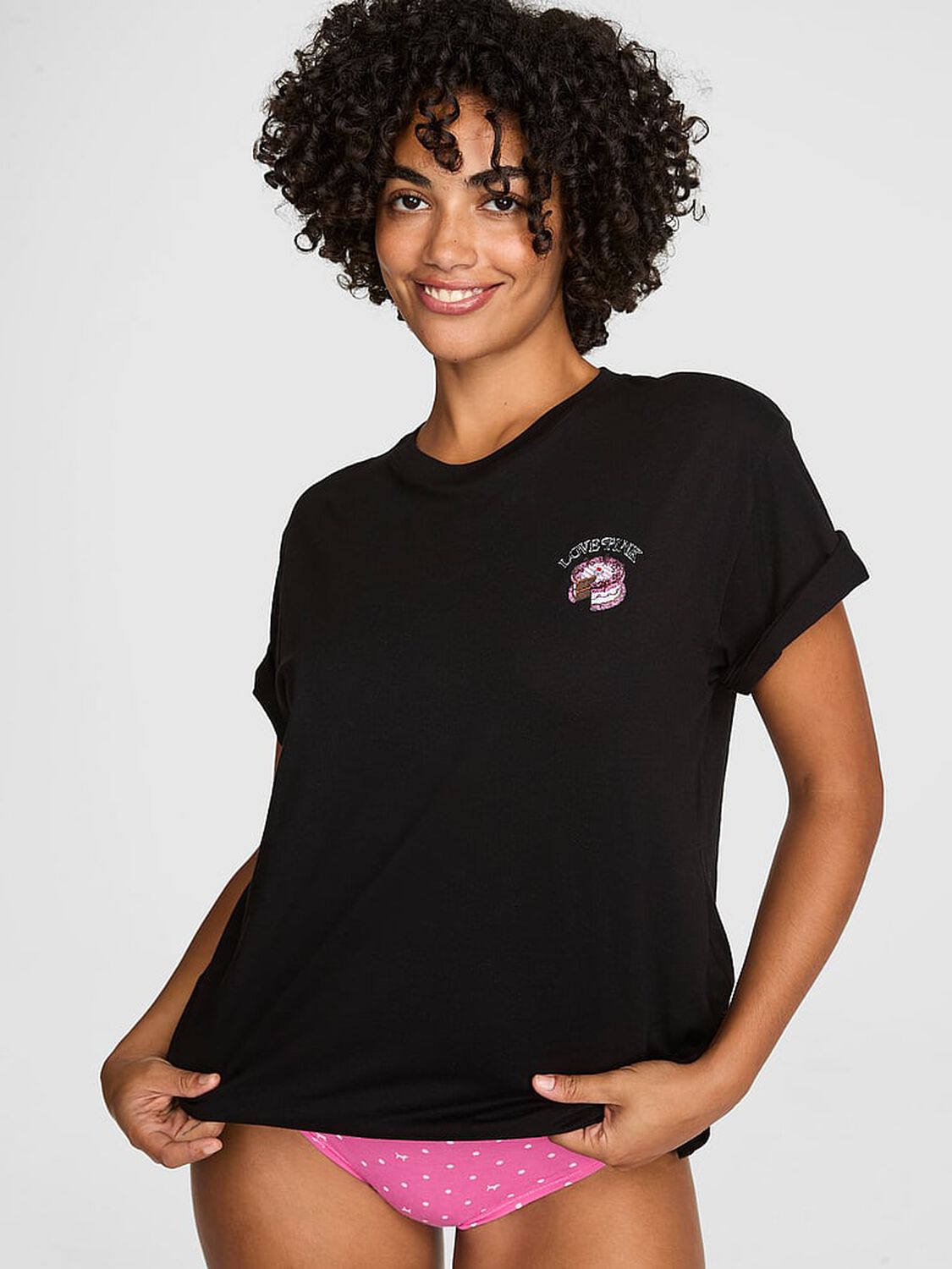pink Pink Campus Cotton&trade; Tee 1 of 3 