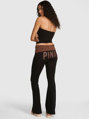 All-Day Cotton&trade; Foldover Flare Leggings