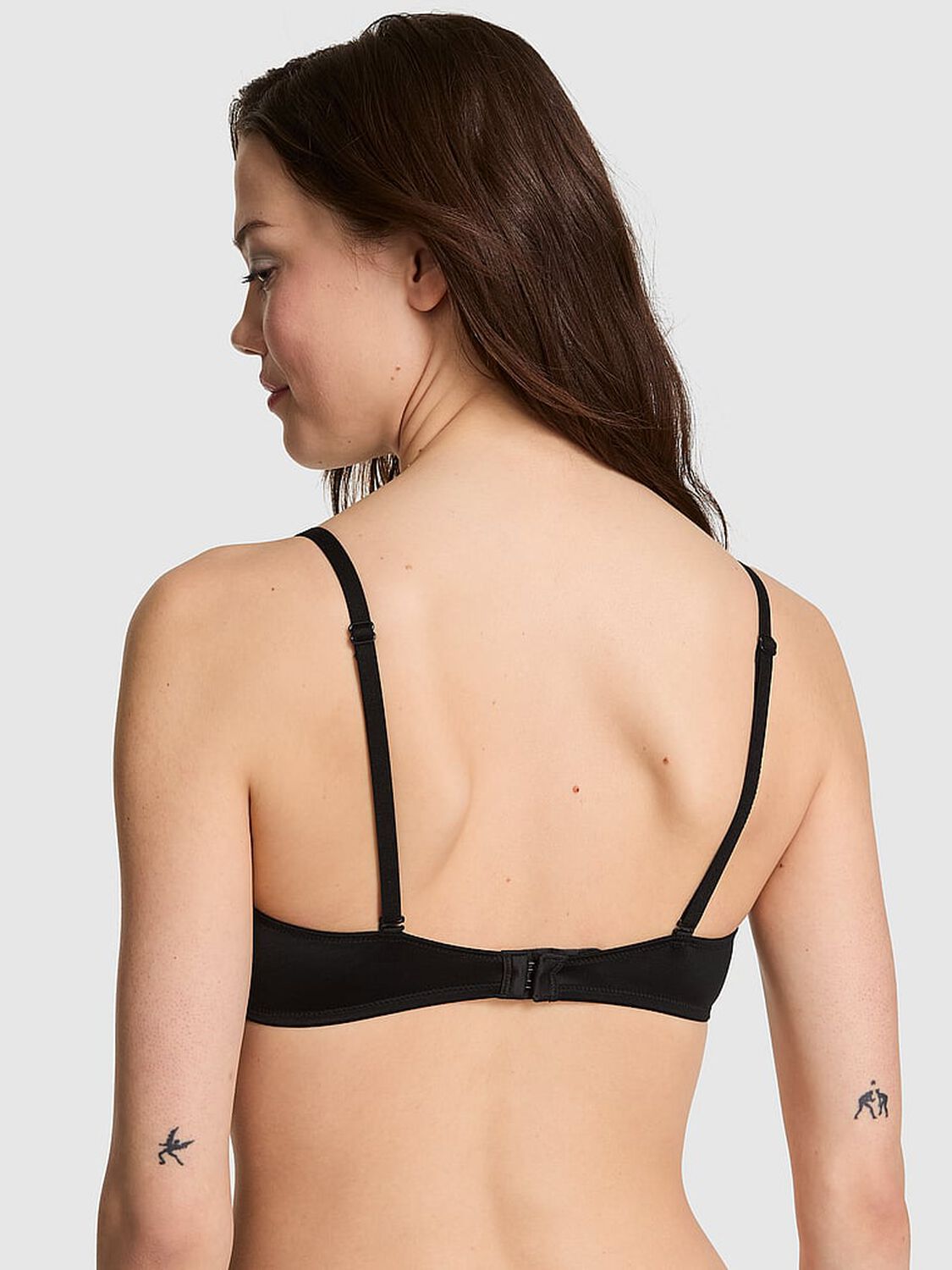 pink Pink Wear Everywhere Wear Everywhere Lightly Lined T-Shirt Bra Black 2 of 3 