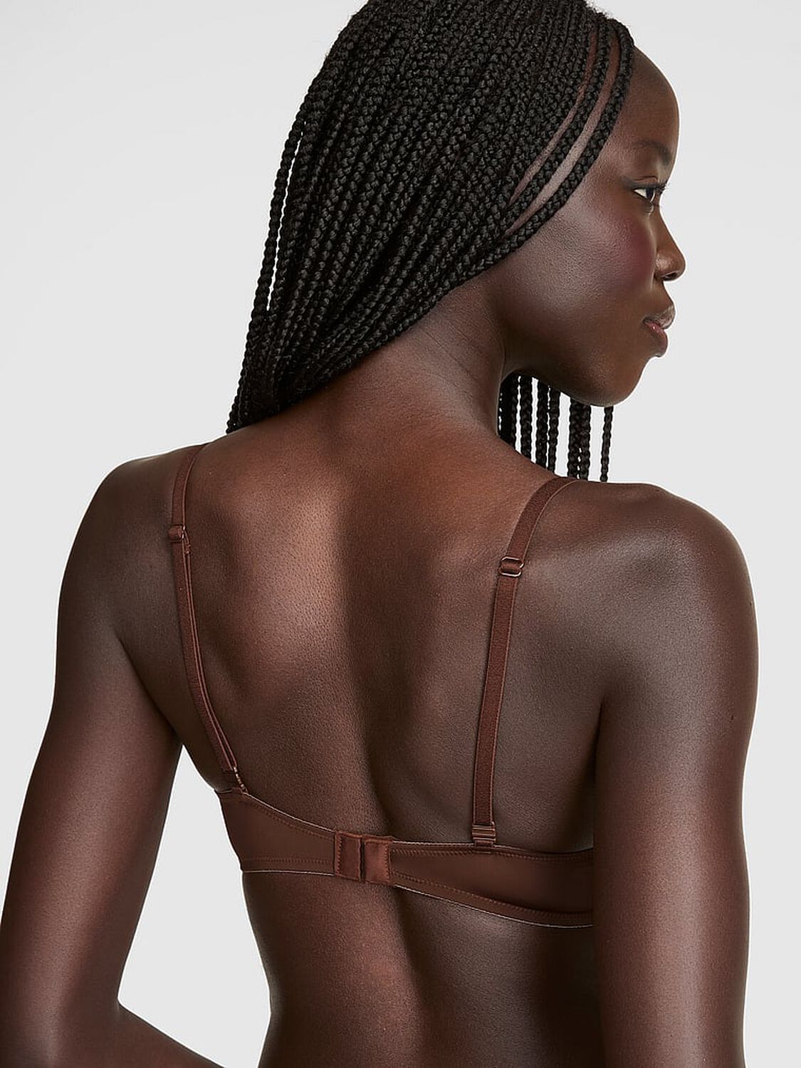 vs Pink Wear Everywhere Wear Everywhere&trade; Lightly Lined Full Coverage T-Shirt Bra Ganache 2 of 2 