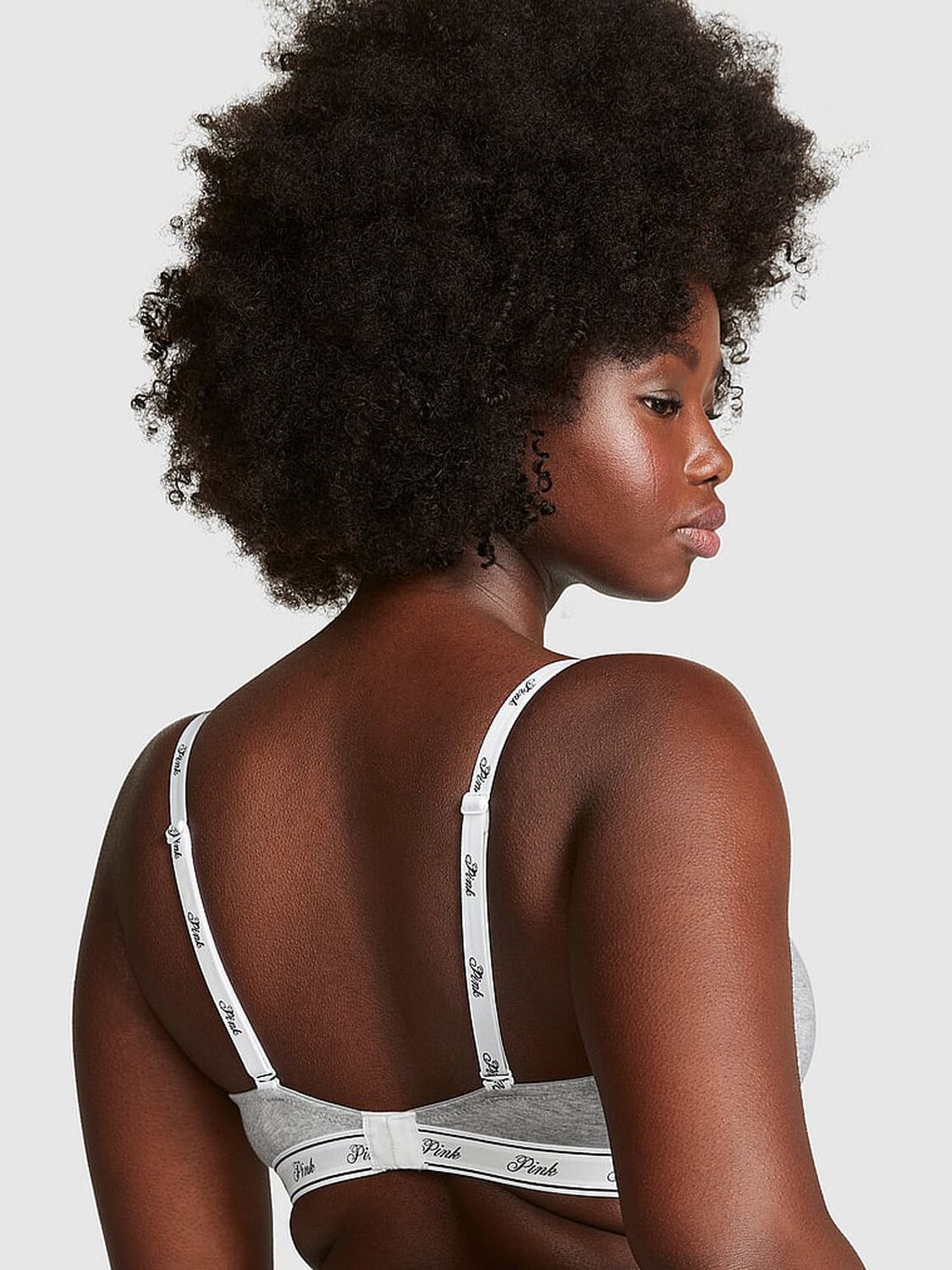 pink Pink Wear Everywhere&trade; Lightly Lined Full Coverage T-Shirt Bra Medium Heather Grey 3 of 3 
