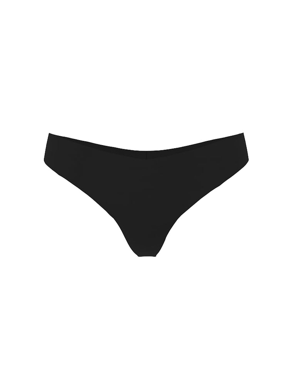 pink Pink No-Show Thong Panty Black 3 of 4 