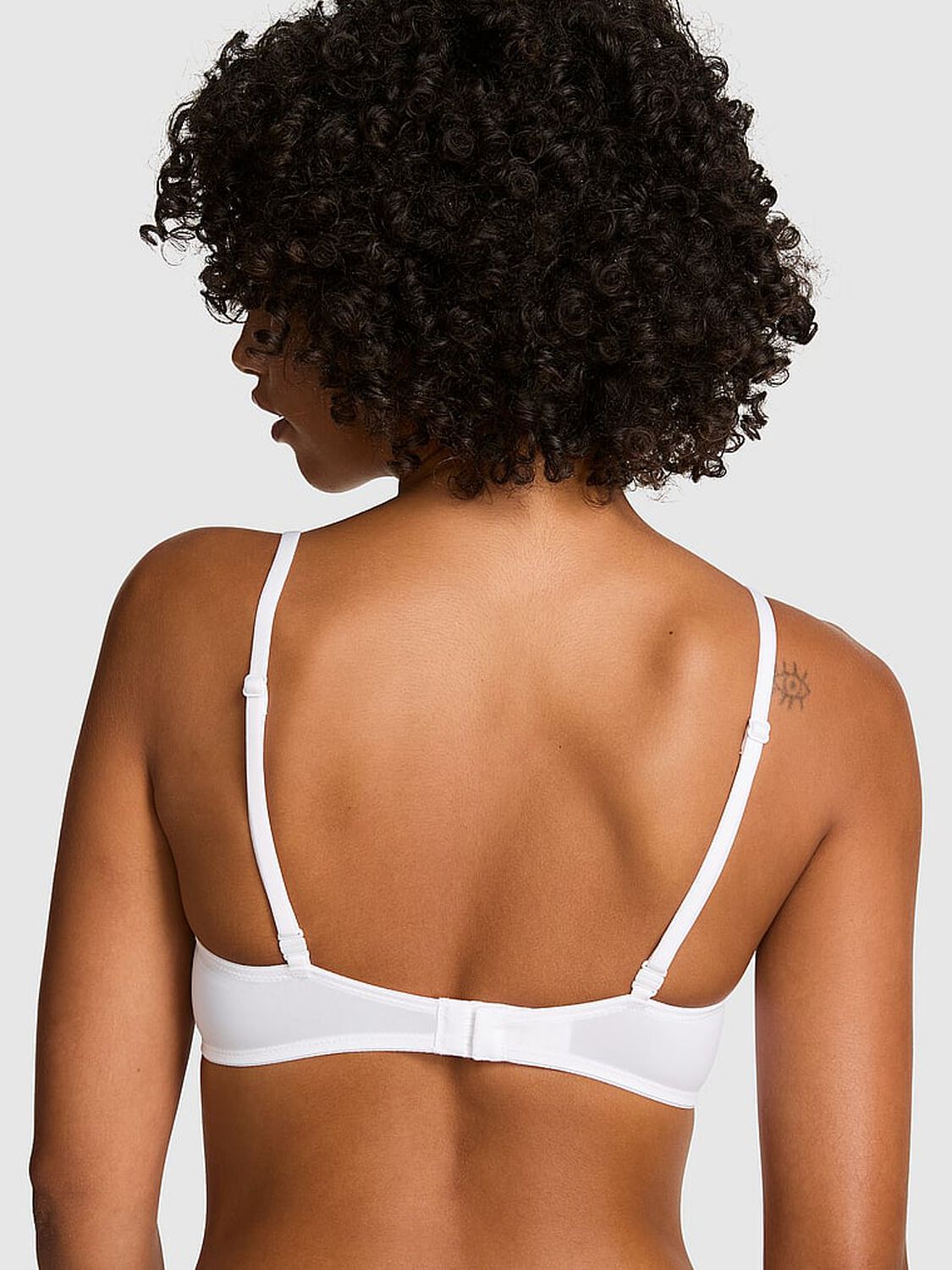 vs Pink Wear Everywhere Wear Everywhere&trade; Lightly Lined Full Coverage T-Shirt Bra White 2 of 2 
