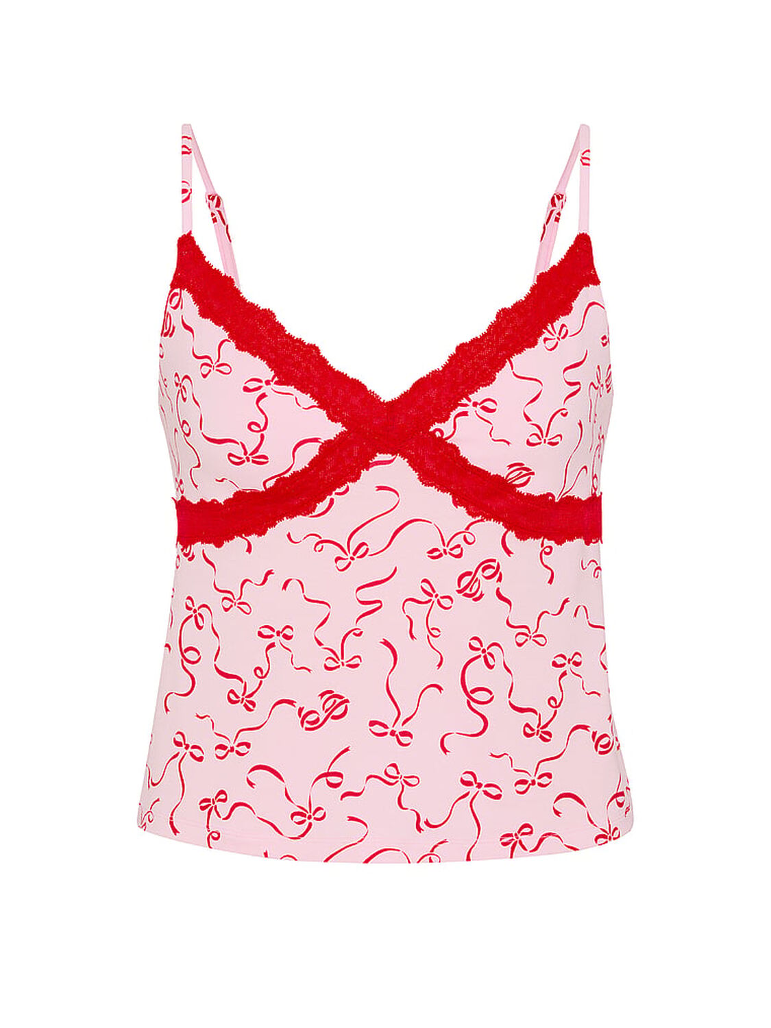 pink Pink 24/7 Lounge Modal Lace-Trim Cami 3 of 3 