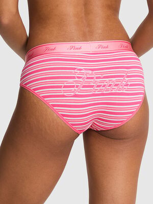 Logo Cotton Hiphugger Panty