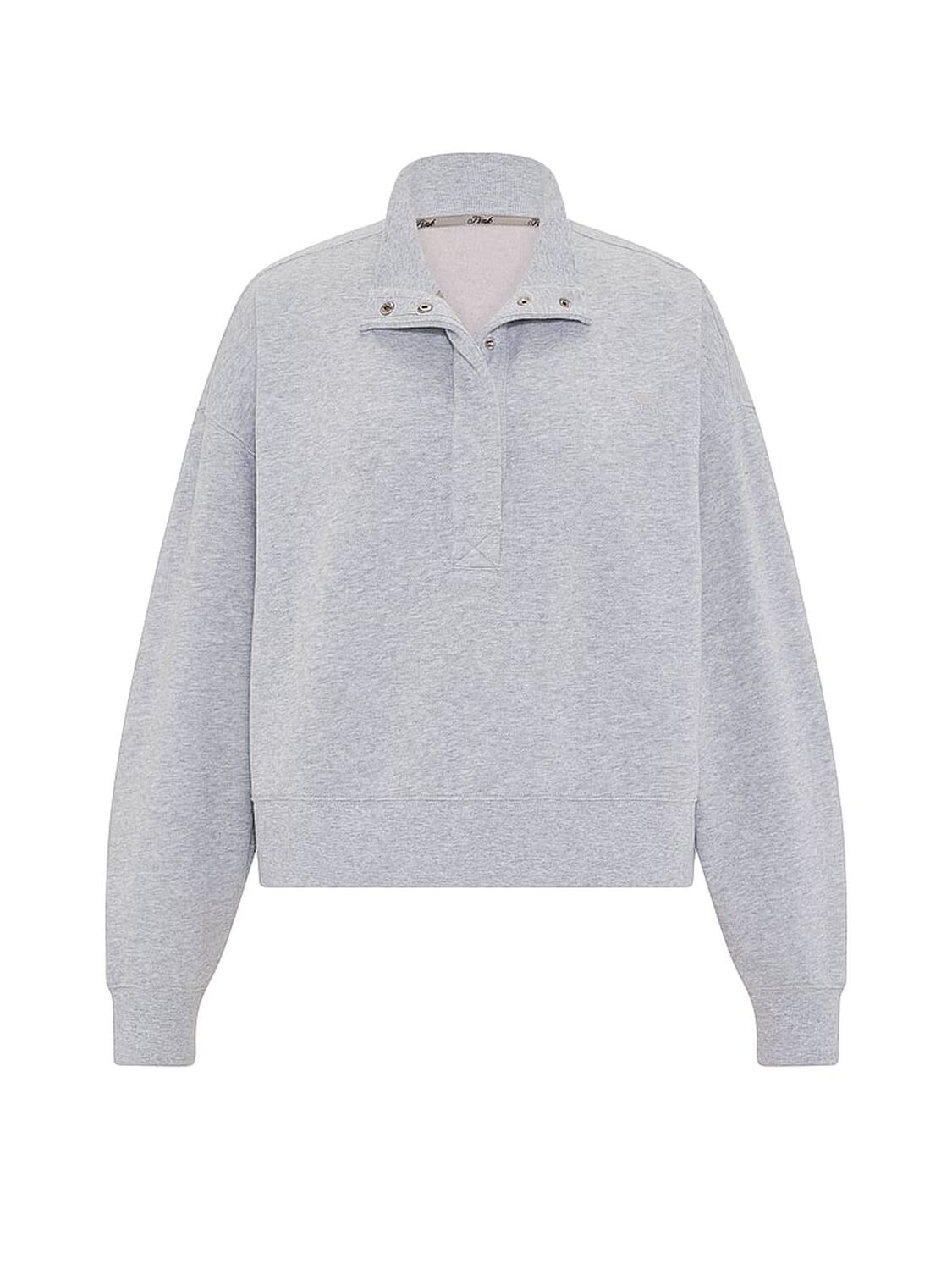 vs Pink Campus Fleece&trade; Snap-Up Sweatshirt 3 of 3 