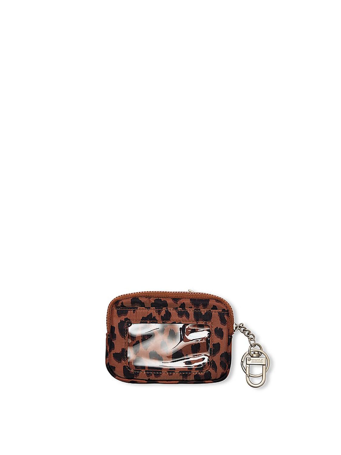 pink Pink Zip Card Holder Keychain 2 of 2 
