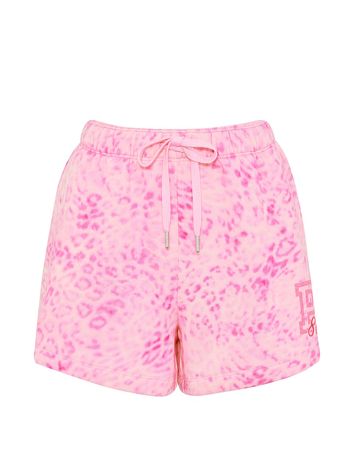 pink Pink Campus Fleece&trade; Roll-Down Shorts Pink Leopard 3 of 3 