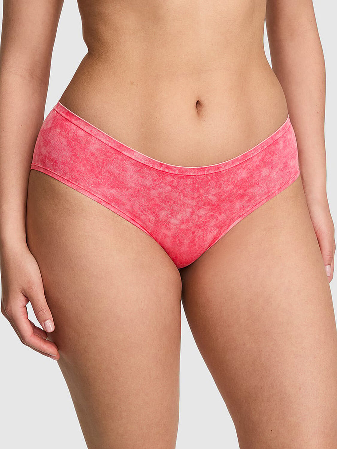 vs Pink Seamless Hiphugger Panty Candy Pink Tie Dye Print 1 of 2 