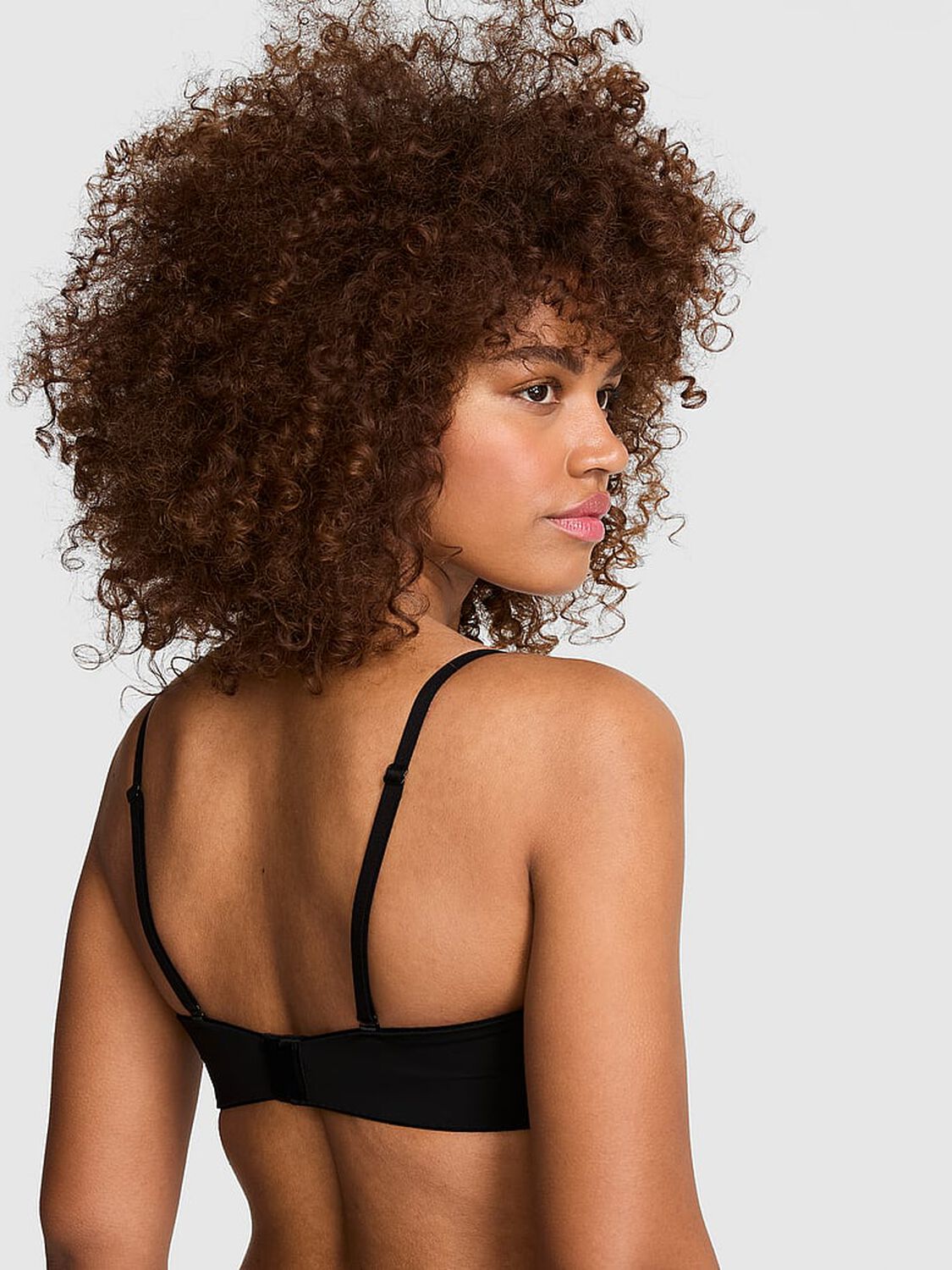 pink Pink Wear Everywhere Wear Everywhere&trade; Lightly Lined Strapless Bra Black 2 of 2 
