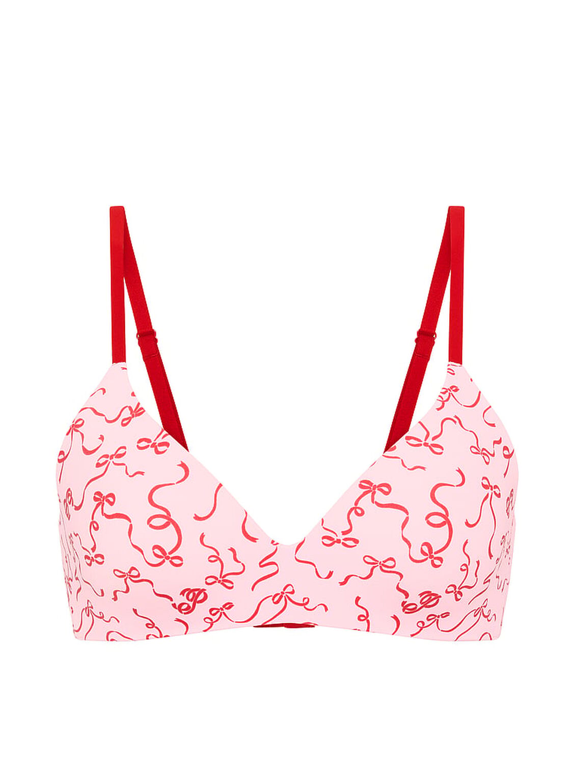 pink Pink Marshmallow Push-Up Wireless Comfy Bra 3 of 3 