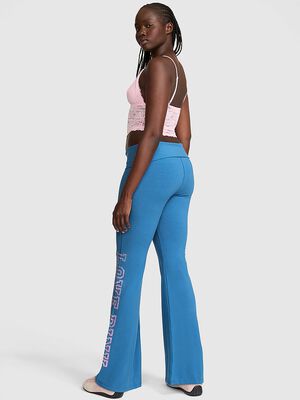 All-Day Cotton&trade; Foldover Flare Leggings