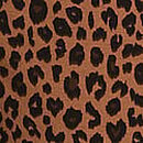 All-Day Cotton&trade; Foldover Wide-Leg Pants, Leopard, swatch