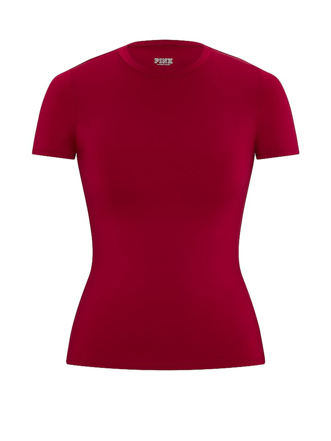 pink Pink PINK Base Stretch&trade; Short-Sleeve Tee Red Lacquer 3 of 3 