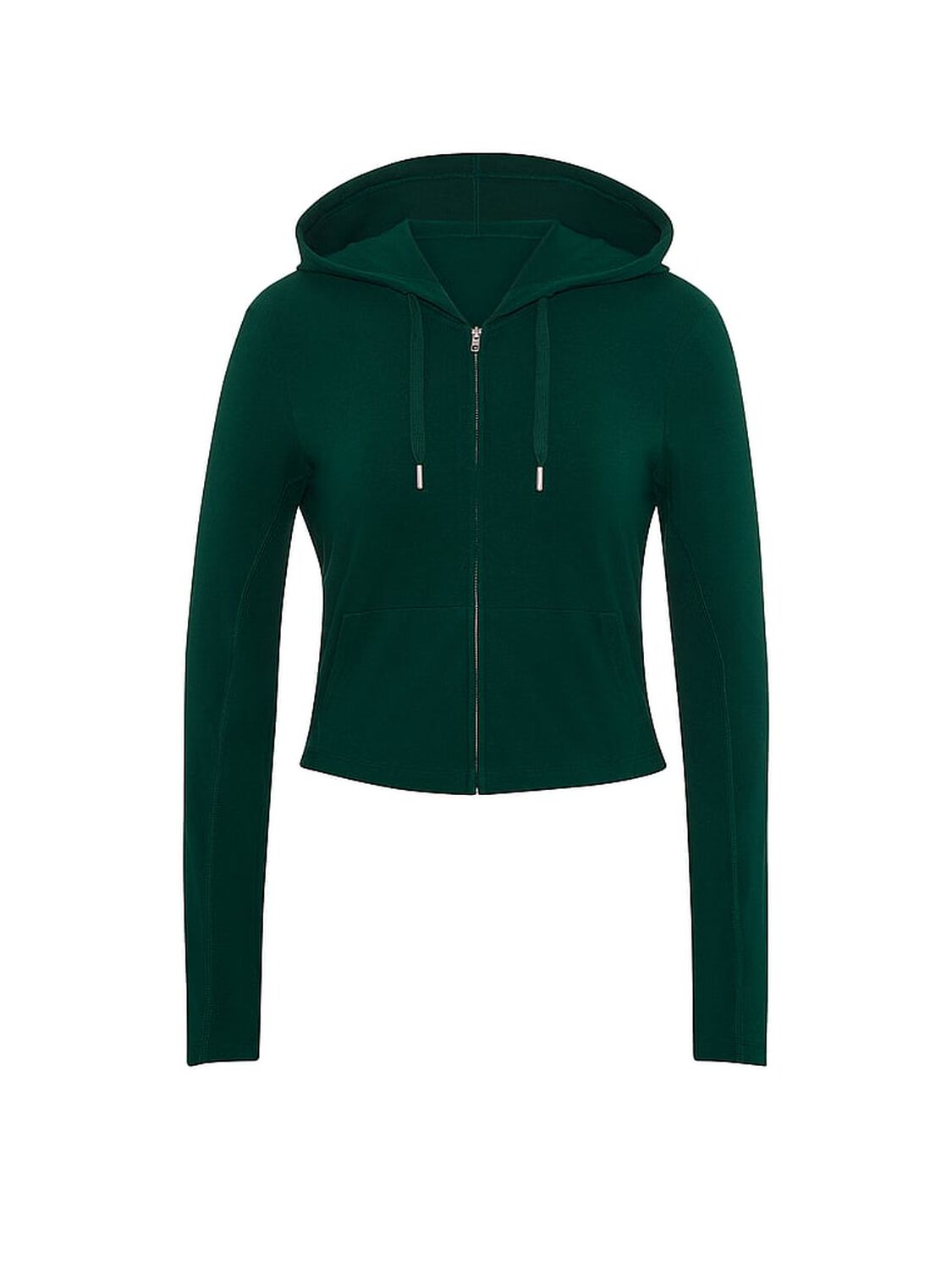 vs Pink All-Day Cotton&trade; Full-Zip Hoodie Dark Garden 3 of 3 