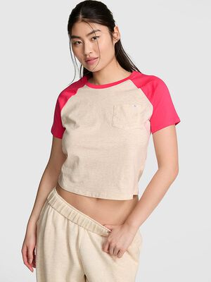 Cotton Raglan Sleep Tee