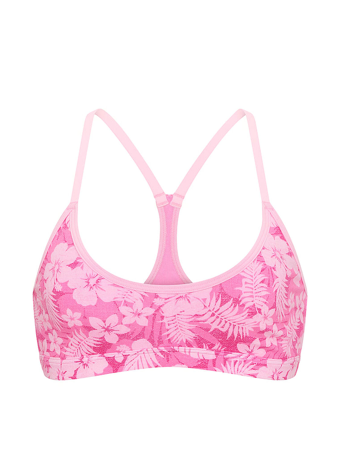 pink Pink All-Day Cotton&trade; Low-Scoop Racerback Bra 3 of 3 