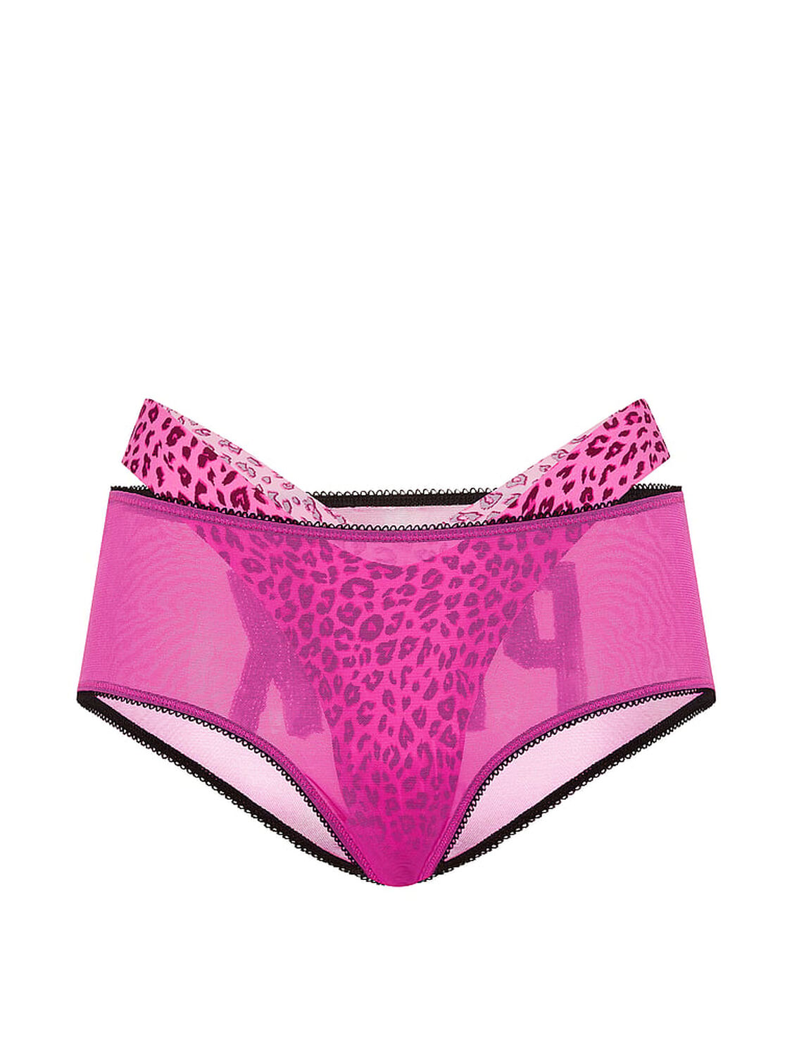 vs Pink PINK Wink&trade; Double-Up Cheeky Panty Pink Fire 3 of 3 